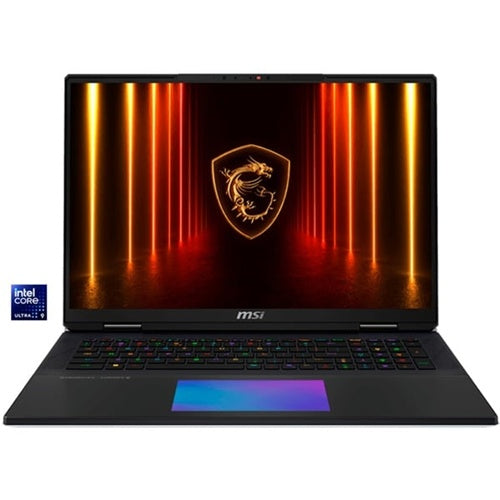 Prenosnik MSI Titan 18 HX AI A2XWIG-073 Intel® Core™ Ultra 9 285HX/64 GB/SSD 6TB NVMe/45,8cm (18") 3840 x 2400/GeForce RTX 5080/DE/W11Pro, črna/srebrna