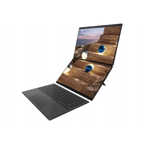 Prenosnik ASUS Zenbook Duo UX8407AA-SN094X z Intel Core Ultra X9 388H, 14-palčnim WQXGA+ OLED zaslonom, 32 GB LPDDR5X RAM, 2 TB PCIe SSD in Windows 11 Pro.