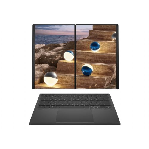 Prenosnik ASUS Zenbook Duo UX8407AA-SN094X z Intel Core Ultra X9 388H, 14-palčnim WQXGA+ OLED zaslonom, 32 GB LPDDR5X RAM, 2 TB PCIe SSD in Windows 11 Pro.