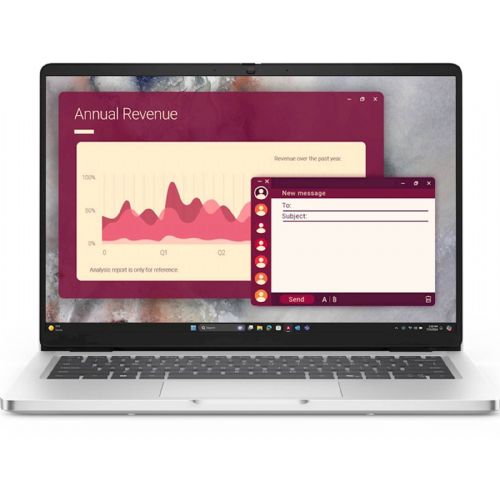 Prenosnik DELL Pro 14 (PC14250) Ultra 5-235U/16GB/SSD 512GB NVMe/35,5 cm (14,0'') FHD+ 300niti/UMA/Win11Pro BTO106_PC14250_EMEA