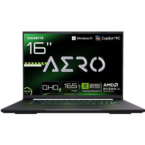 Prenosnik Gigabyte AERO X16 1VH93DEC64AH AMD Ryzen 7 AI 350/32GB/SSD 1 TB NVMe/40,6cm (16")/NVIDIA GeForce RTX 5060/DE/W11Home, siva