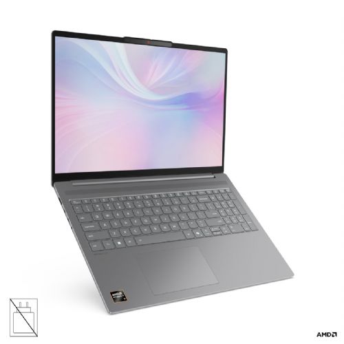 Prenosnik LENOVO IdeaPad Slim 5, AMD Ryzen AI 7 350, 16-palčni 2,8K OLED zaslon, 32 GB RAM, 1 TB SSD, UMA, DOS, Luna Grey, 2 leti garancije, brez napajalnika
