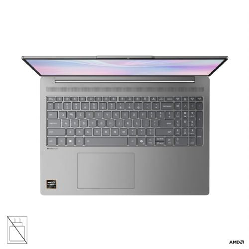 Prenosnik LENOVO IdeaPad Slim 5, AMD Ryzen AI 7 350, 16-palčni 2,8K OLED zaslon, 32 GB RAM, 1 TB SSD, UMA, DOS, Luna Grey, 2 leti garancije, brez napajalnika