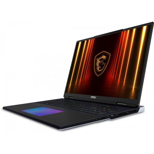 Prenosnik MSI Titan 18 HX AI A2XWJG-656 Intel® Core™ Ultra 9 285HX, 45,8 cm (18"), 64 GB DDR5, 6 TB SSD, 1000 cd/m2, 4K Mini LED, DE, RTX 5090, Windows 11 Pro, črna/srebrna