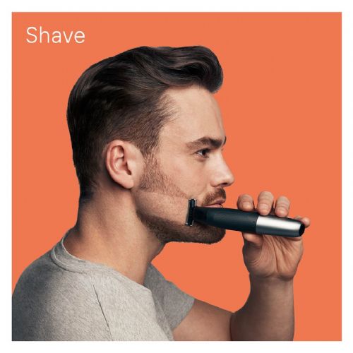 Braun Series X XT5200 trimer za bradu za lice, tijelo i putovanja, crna/srebrna