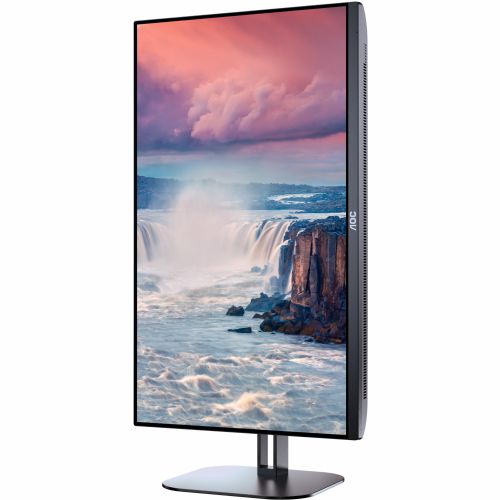 Monitor AOC Value-line Q27V5N/BK 68,6 cm (27"), 2560x1440 (QHD), VA, 300 cd/m2, 16:9 QHD VA 1ms 75Hz HDMI DP zvočnik črn