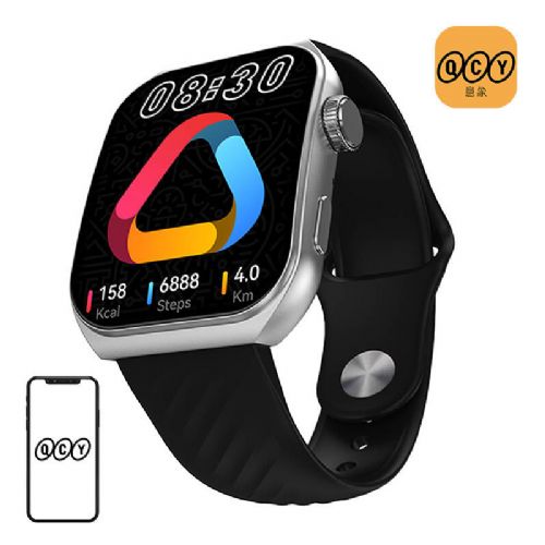 QCY GS2 S5 pametni sat (crni)