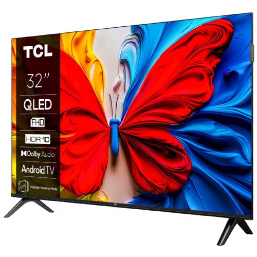 Televizor TCL 32S51K, 81 cm (32"), Full HD QLED, Android TV, HDR10, Dolby Audio