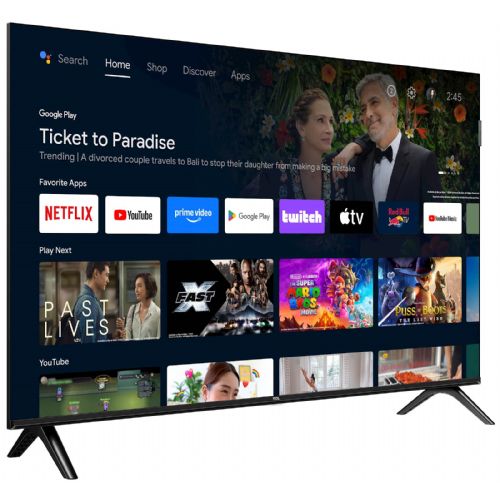 Televizor TCL 32S51K, 81 cm (32"), Full HD QLED, Android TV, HDR10, Dolby Audio
