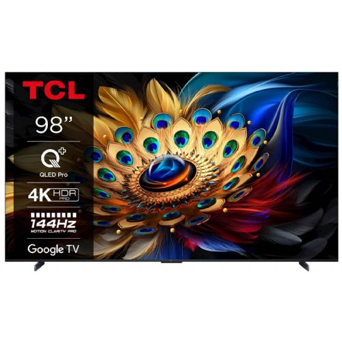 Televizor TCL 98C655 249 cm (98''), 3840 x 2160 (4K UHD), QLED, GoogleTV, 120Hz, HDR10+, 98C655
