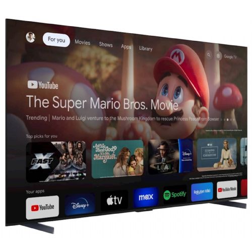 Televizor TCL 98C655 249 cm (98''), 3840 x 2160 (4K UHD), QLED, GoogleTV, 120Hz, HDR10+, 98C655