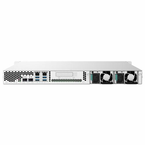 NAS sistem Qnap TS-432PXU-RP štiri reže, štirijedrni 1,7 GHz procesor, 2 GB DDR4, 2x 10GbE SFP+, redundantno napajanje