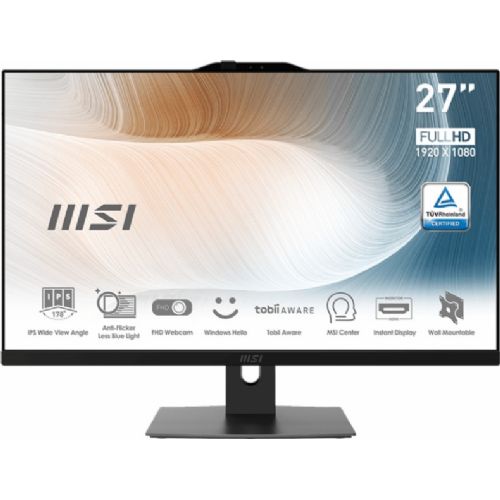 Računalnik MSI Modern AM272P 12M-1099XEU i5 / 8GB / 500GB SSD / 27" FHD / NoOS / črn