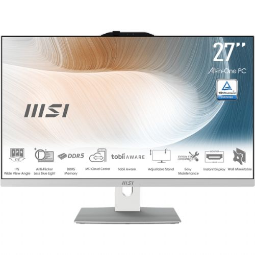 Računalnik MSI Modern AM272P 1M-1222XEU Core 7 / 16GB / 1TB SSD / 27" FHD / Windows 11 Pro / bel