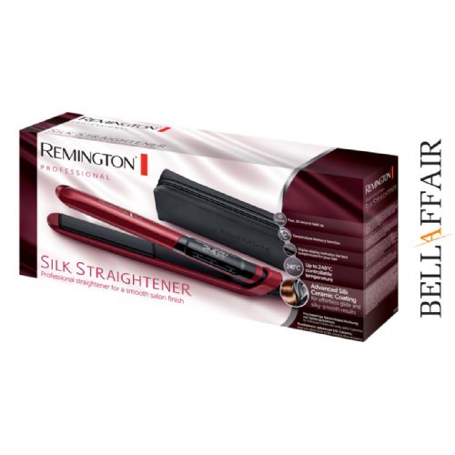 Ravnalnik las Remington Silk S9600 (rdeč/črn)