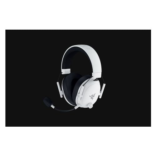 Slušalke Razer BlackShark V3 bela, THX Spatial Audio, TriForce 50 mm gonilniki, žično/brezžično, mikrofon Boom