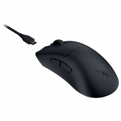 Miška Razer DeathAdder V3 Pro brezžična, 30000 DPI, 8000 Hz, optična, 6 programabilnih tipk, črna + HyperPolling ključek