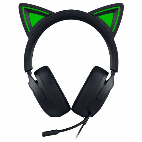 Slušalke Razer Kraken Kitty V3 X žične, RGB osvetlitev, virtualni 7.1 prostorski zvok, mikrofon, črne