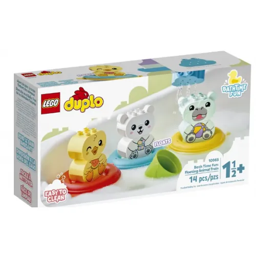 Kocke Lego Duplo® Zabava med večernim kopanjem: Plavajoči živalski vlak (10965)