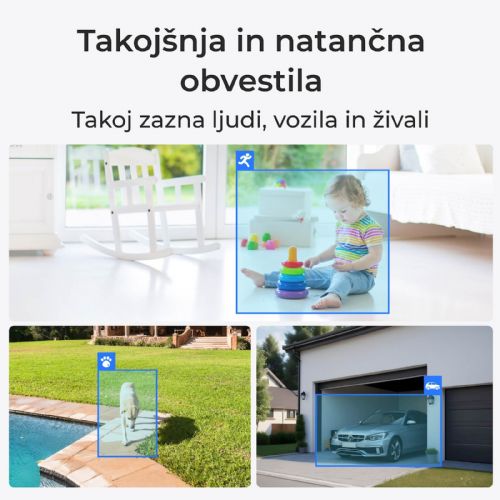 Reolink IP Kamera Argus serija B310 3MP, Baterijska, Nočno snemanje, LED luč, Wi-FI BWC2K06