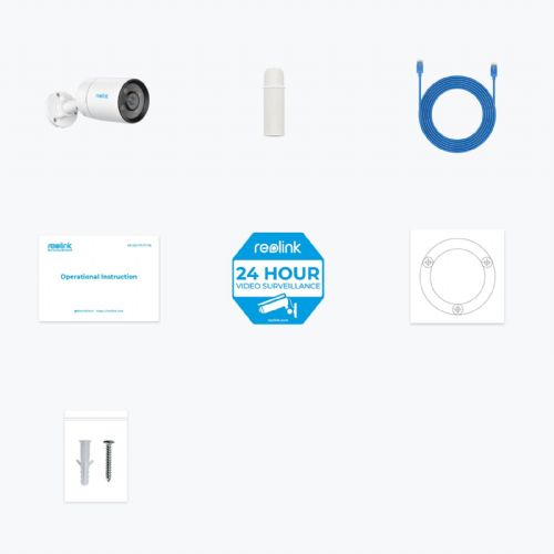 Reolink Ip Kamera ColorX serija P320X 4MP, Zunanja, Barvni nočni vid, POE PCCX2K01