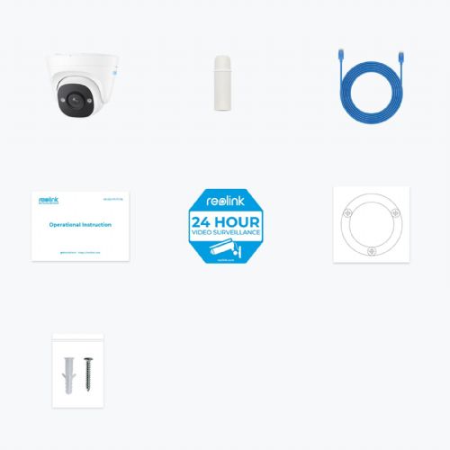 Reolink Ip Kamera ColorX serija P324 5MP, POE, 30m Nočni vid PC520AD2K01