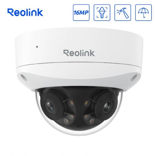 Reolink IP Kamera Duo serija P757 POE, 16MP, 180° stopinj, IK10 Odporna, Sled gibanja PCDUOB8K02