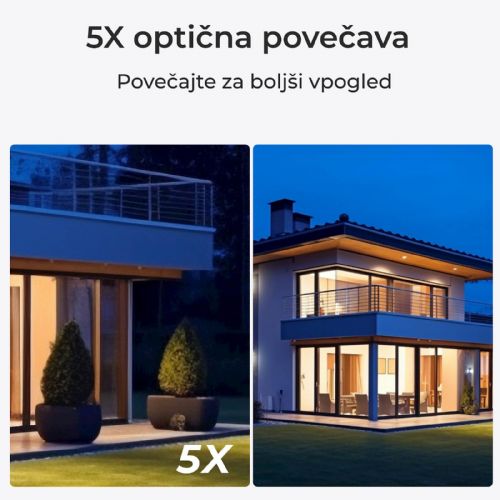 Reolink Ip Kamera serija P430 Zunanja, 4K, 8MP, 5x Optični zoom, POE PC811AB4K01