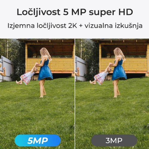 Reolink IP Kamera W320 Wi-fi, 5MP, Zunanja, Nočni vid, Bela WC510WAB2K02