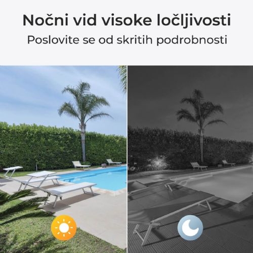 Reolink IP Kamera W320 Wi-fi, 5MP, Zunanja, Nočni vid, Bela WC510WAB2K02