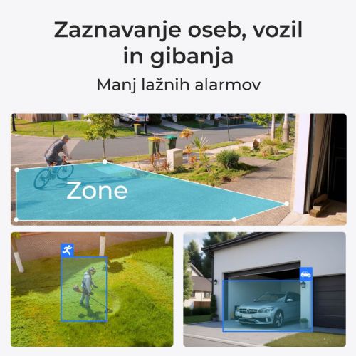 Reolink IP Kamera W320 Wi-fi, 5MP, Zunanja, Nočni vid, Bela WC510WAB2K02