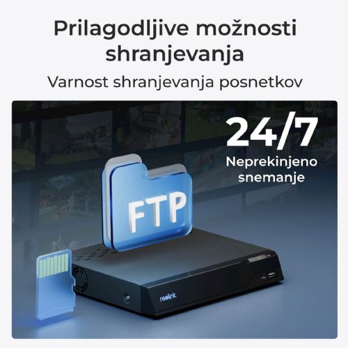 Reolink IP Kamera W320 Wi-fi, 5MP, Zunanja, Nočni vid, Bela WC510WAB2K02