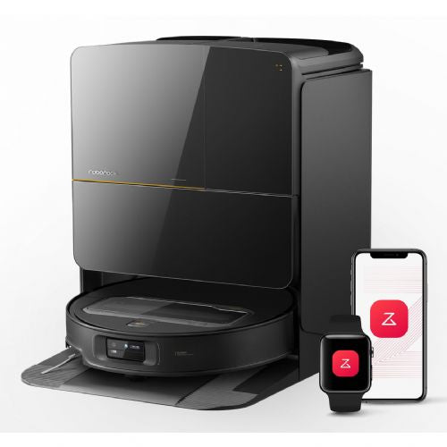 Robotski sesalnik Roborock Saros Z70 črn, mokro brisanje, D-ToF lidar navigacija, 22000 Pa sesalna moč, 6400 mAh baterija