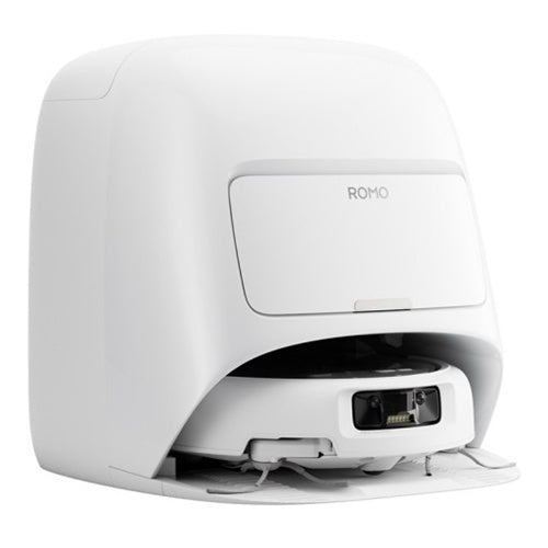 Robotski sesalnik DJI ROMO mokro in kemično čiščenje, sesalna moč 25.000 Pa, LiDAR navigacija, 180 min delovanja, samočistilna bazna postaja