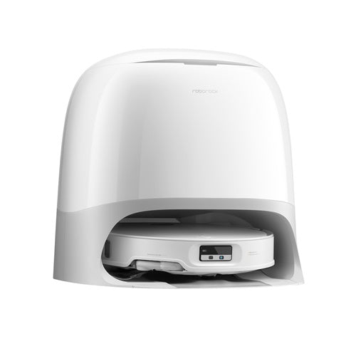 Robotski sesalnik Roborock Qrevo CurvX (bel, z večnamensko priklopno postajo 3.0 Thermo+)