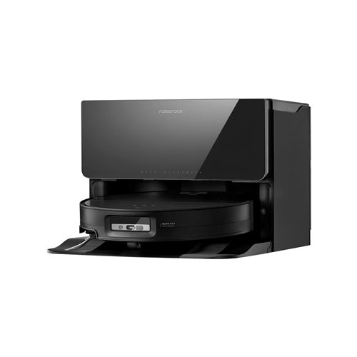 Robotski sesalnik Roborock Saros 10 R&D z vodnim priključkom (črn, vključno s sesalno/čistilno postajo)