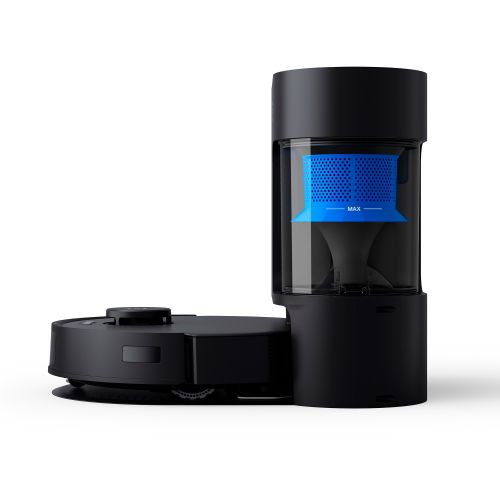 Ecovacs Deebot N20 Pro Plus robotski usisavač, uključujući PureCyclone stanicu, crne boje