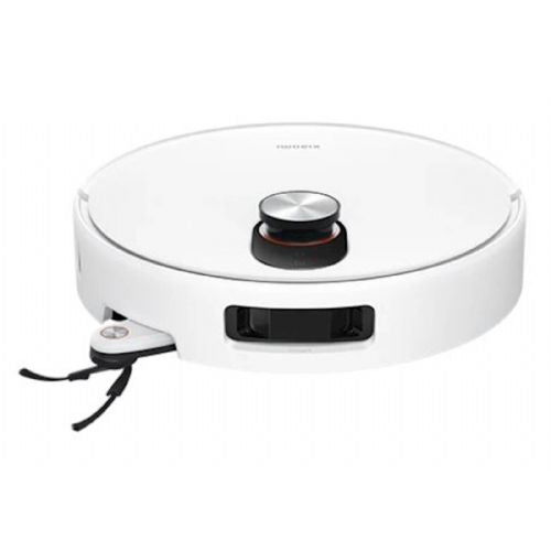 Robotski sesalnik Xiaomi 5 EU bel, čistilna postaja, mokro in suho čiščenje, 20.000 Pa sesalna moč, 5.200 mAh baterija, LiDAR navigacija