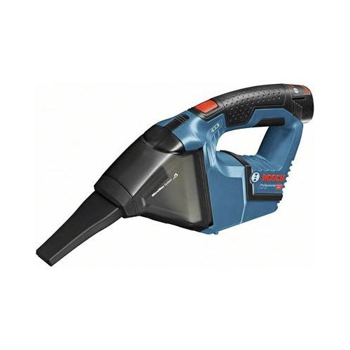 Ročni baterijski sesalnik Bosch GAS 12V, v L-BOXX, 2 x 3 Ah, moder