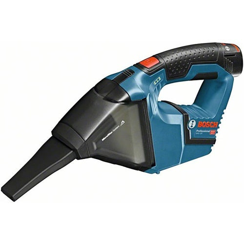 Ročni sesalnik Bosch GAS12V / 10.8V-LI Professional, brez baterije in polnilca, modra (06019E3001)