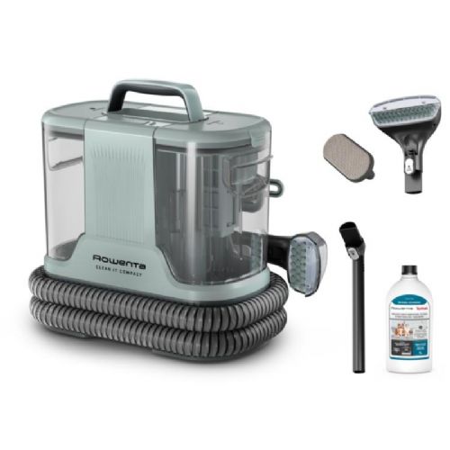 Čistilnik madežev Rowenta IN3020F0 Clean It Compact, 400 W, 11,5 kPa sesalna moč, 1,4 l rezervoar za čisto vodo