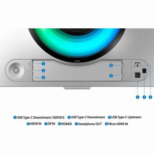 Monitor Samsung S49DG934SU G93SD 124,5 cm (49"), 5120 x 1440 (5K UHD), OLED, 250 cd/m2, 0,03ms, 32:9, HDMI