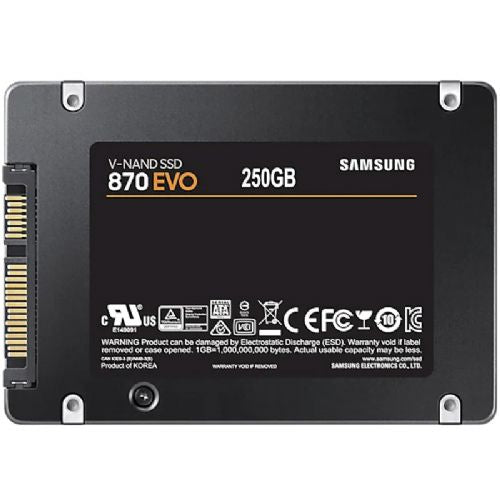 Vgradni SSD disk SAMSUNG 870 EVO 250GB 2,5" SATA3 (MZ-77E250B/EU) SSD