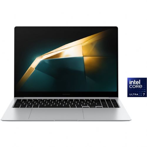 Prenosnik Samsung Galaxy Book 4 Pro, Intel Ultra 7-155H/32 GB/SSD 512 GB NVMe/40,6 cm (16"), AMOLED, na dotik/DE/Win11Pro, srebrne barve