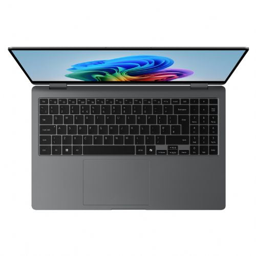 Prenosni računalnik Samsung Galaxy Book5 360 CU7 258V, 15,6" AMOLED FHD, Intel Core Ultra 7, 32GB RAM, 1TB SSD, DE, na dotik, W11Home, siva