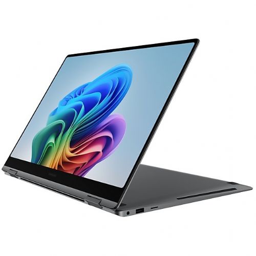 Prenosnik Samsung Galaxy Book5 Pro 360 Intel Ultra 7-258V/32GB/SSD 512GB NVMe/40,6 cm (16") WQXGA+ AMOLED/Win11Pro, siv