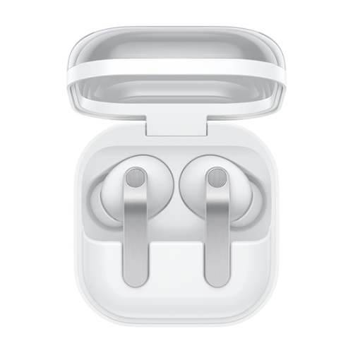 Slušalke Samsung Galaxy Buds4 Pro R640 brezžične, bela barva, aktivno odpravljanje šumov, do 30 h delovanja, podpora za Bluetooth 5.4