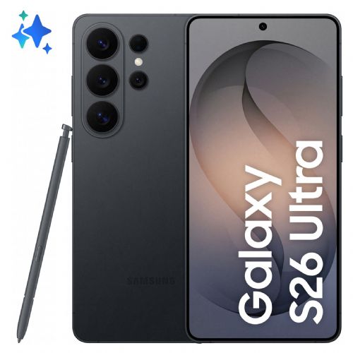 Pametni telefon Samsung Galaxy S26 Ultra Dual SIM 16GB RAM 1TB črna, 200 MP kamera, Snapdragon 8 Elite, 6,9" Dynamic AMOLED 2X, 5G