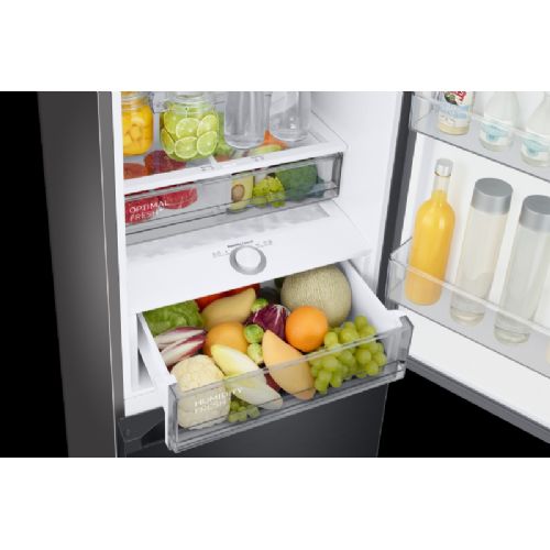 Hladilnik z zamrzovalnikom Samsung RB38C7B6CB1/EF, 390 L, No Frost, Wi-Fi, energijski razred C, črna