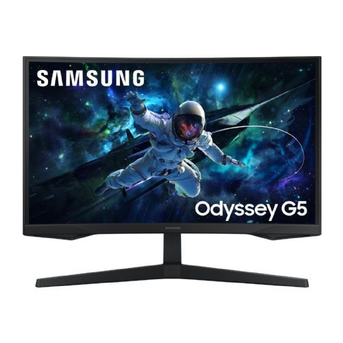 Monitor Samsung G55C Odyssey G5, 68,58 cm (27"), VA, CURVED, 16:9, 2560x1440, DP, HDMI LS27CG552EUXEN